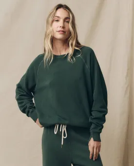 The College Sweatshirt. Solid -- Deep Sea Green