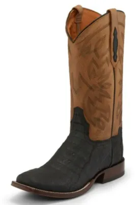 Tony Lama Men's Caiman Western Boot Square Toe