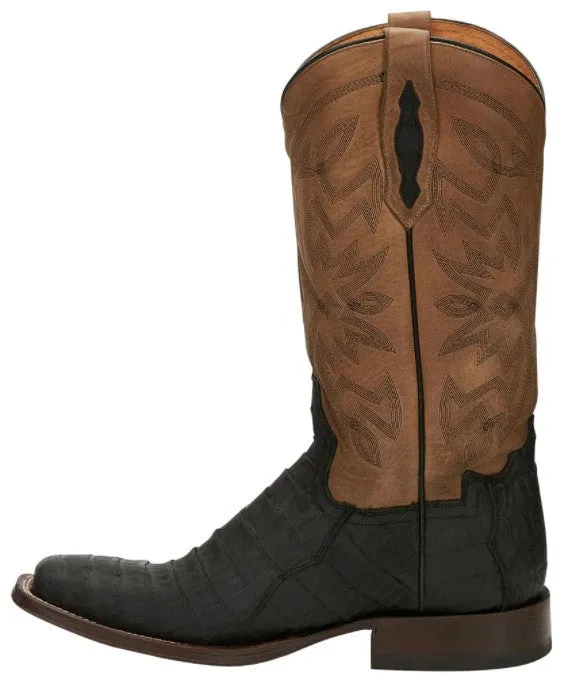 Tony Lama Men's Caiman Western Boot Square Toe