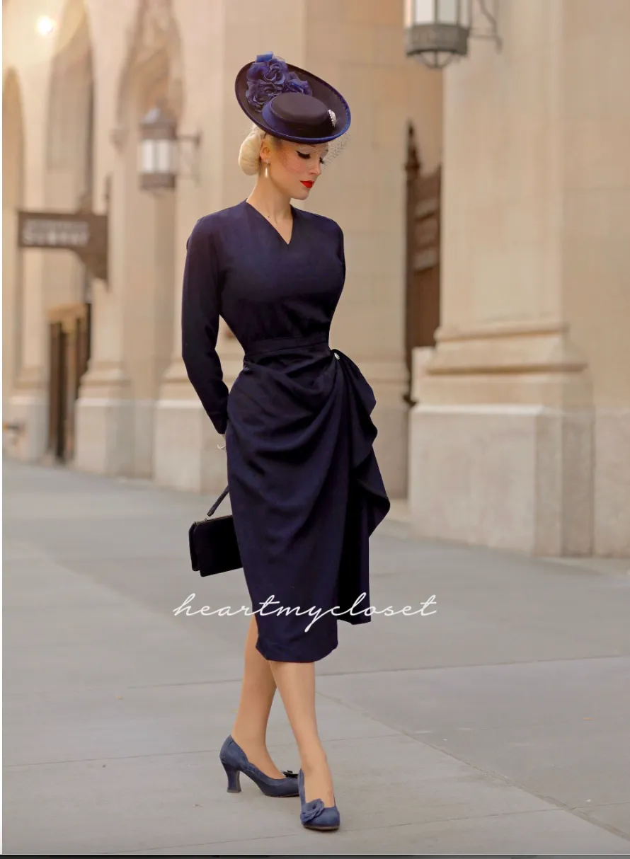 Valerie - vintage draped 1950s inspiration