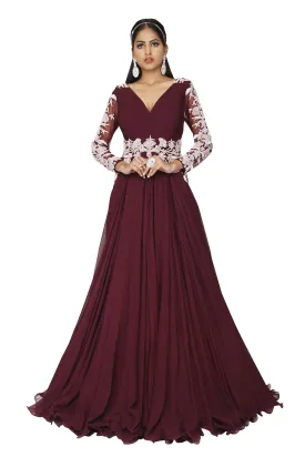 Wine gown