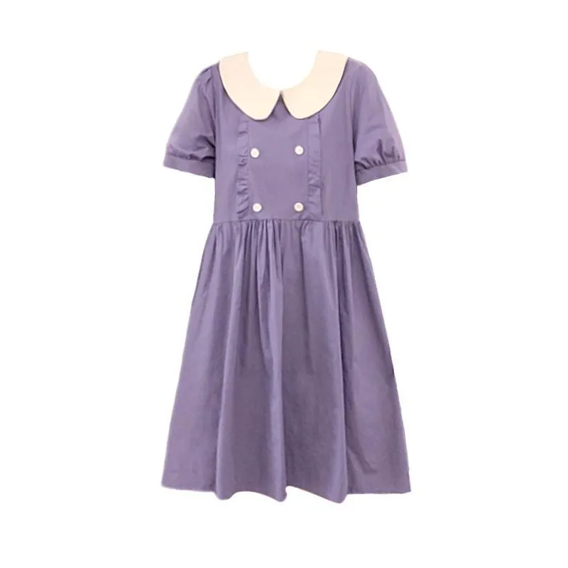 Women's A-line Short Sleeved Dress