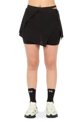 Y-3 Black Skort