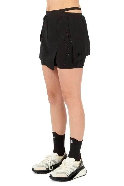 Y-3 Black Skort